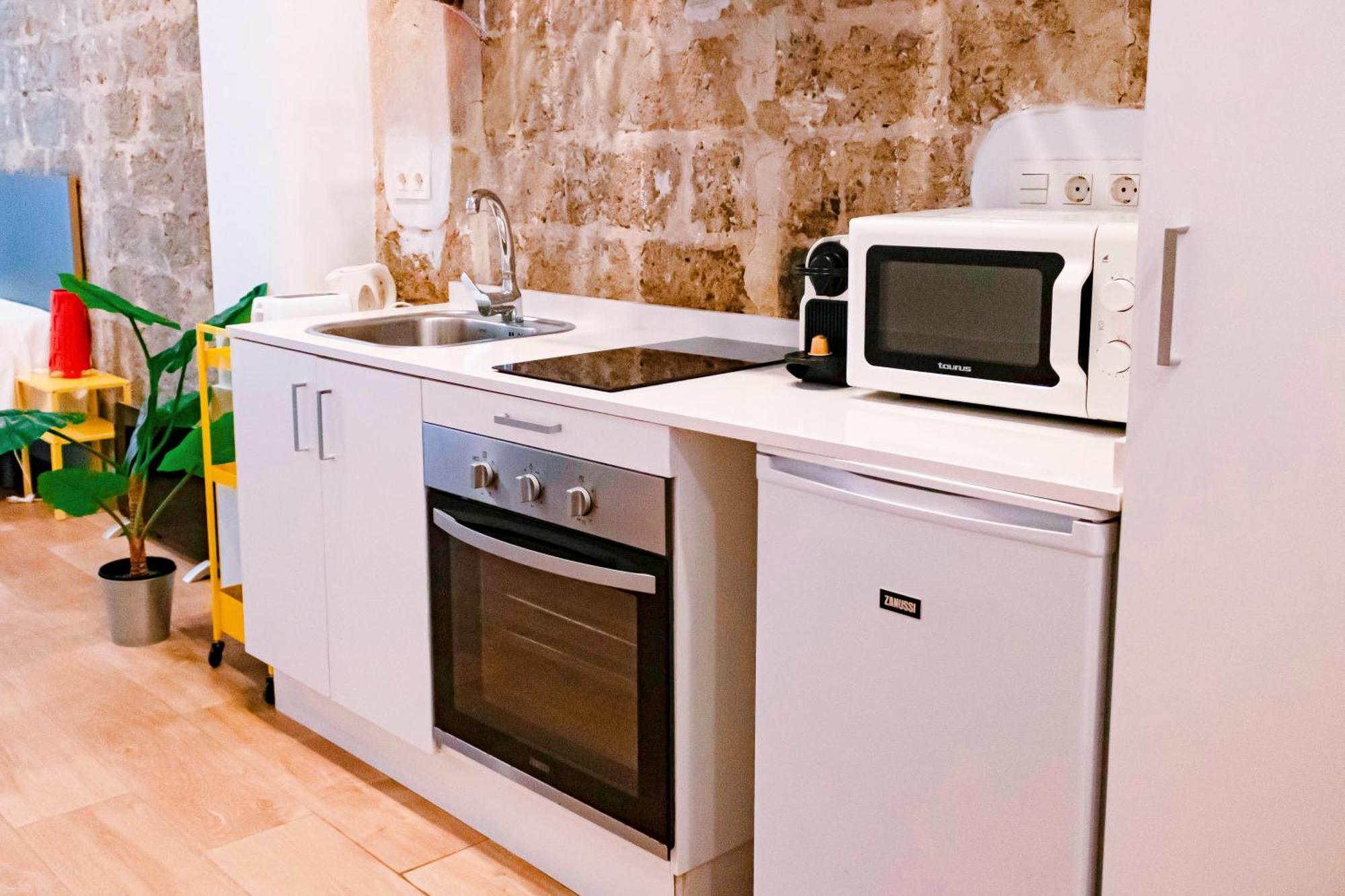Loft independiente con Piscina compartida en Centro de Valencia Exterior foto